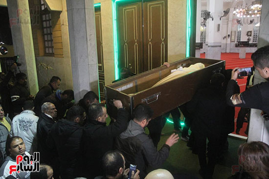 جنازة والد إيهاب توفيق