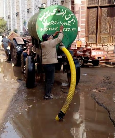 الامطار فى الشوارع بالدقهليه (2)