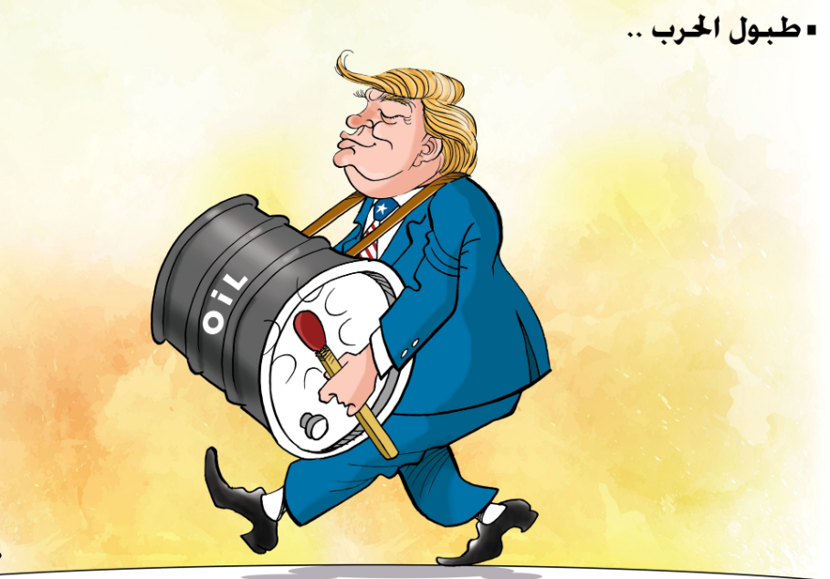 كاريكاتير صحيفة فلسطين أون لاين
