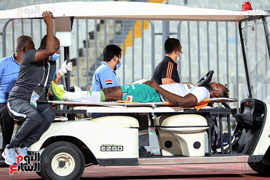 نقل لاعب المصري للمستشفى