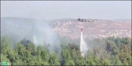 الجيش اللبنانى يخمد النيران  (3)