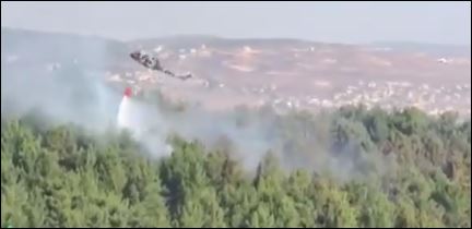 الجيش اللبنانى يخمد النيران  (2)