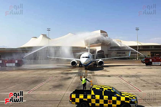 مطار شرم الشيخ الدولى يستقبل رحلة قادمة من بولندا (7)