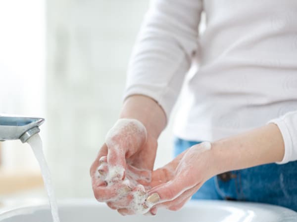 طريقة غسل يديك