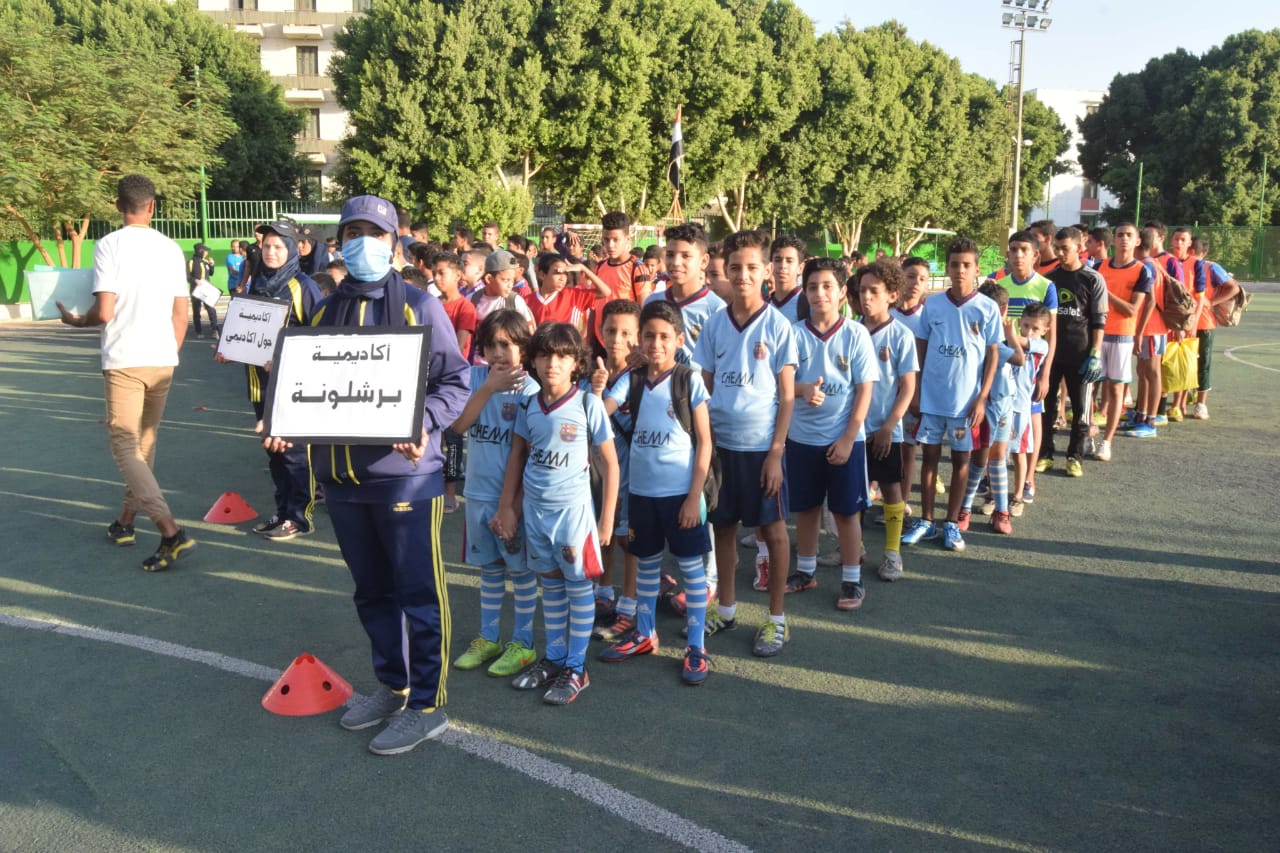 إفتتاح الدورة الرياضية الثالثة للأكاديميات الرياضية بسوهاج (1)