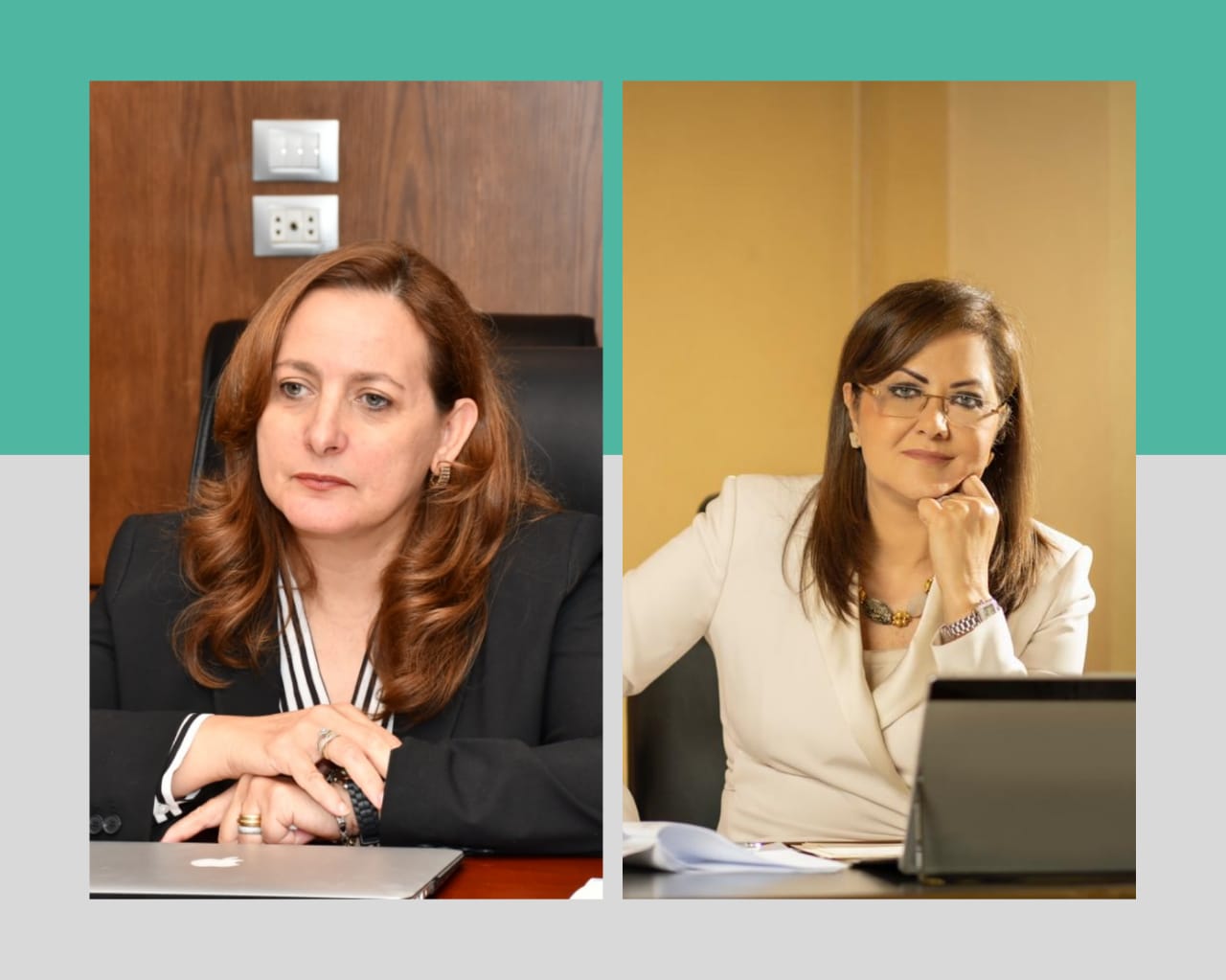 هاله السعيد وشريفة شريف