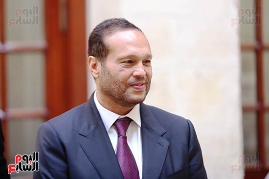 وصول محمد حلاوة عضو مجلس الشيوخ (5)