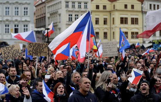 مظاهرات التشيك