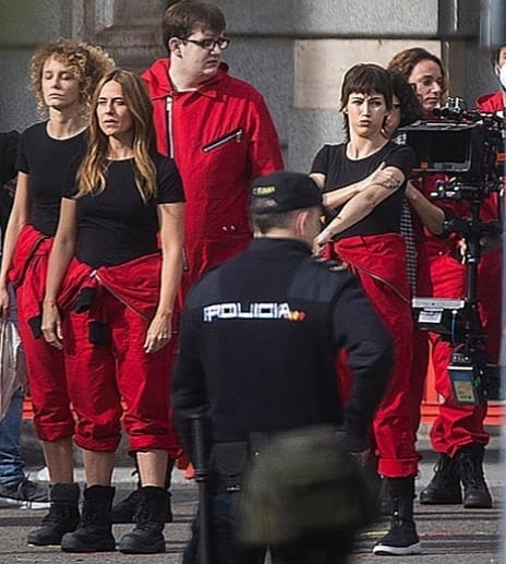 كواليس الموسم الخامس من مسلسل La Casa De Papel صور اليوم السابع