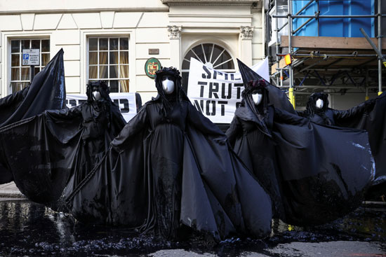 مظاهرات نشطاء المناخ فى لندن