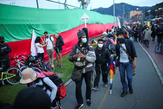 احتجاجات السكان الأصليين فى كولومبيا (6)