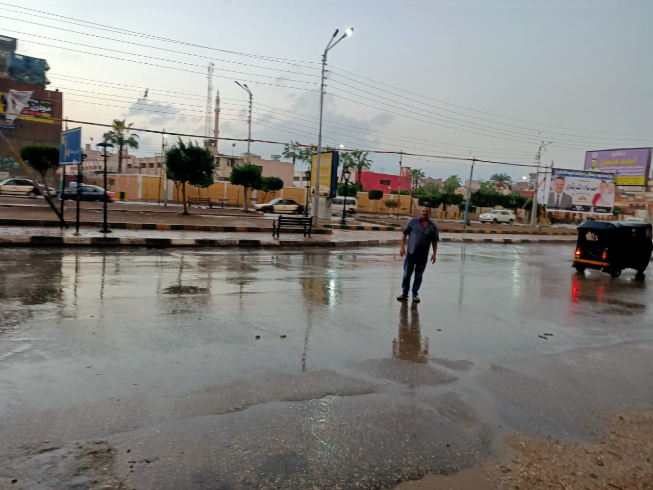 هطول أمطار غزيرة على محافظة الدقهلية (2)