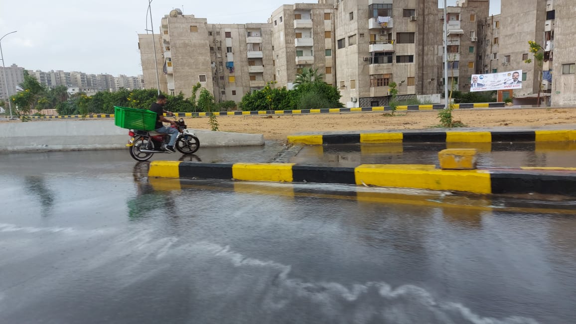 هطول أمطار غزيرة وسط الإسكندرية  (5)