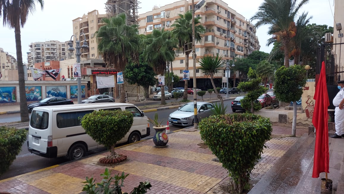 هطول أمطار خفيفة ومتوسطة شرق الاسكندرية  (3)