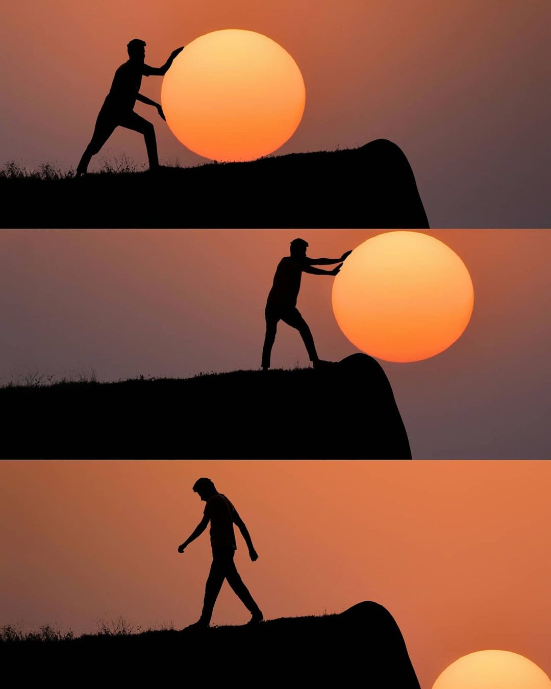 مصور هندى يخطف الأنظار بخدع بصرية للشمس (6)