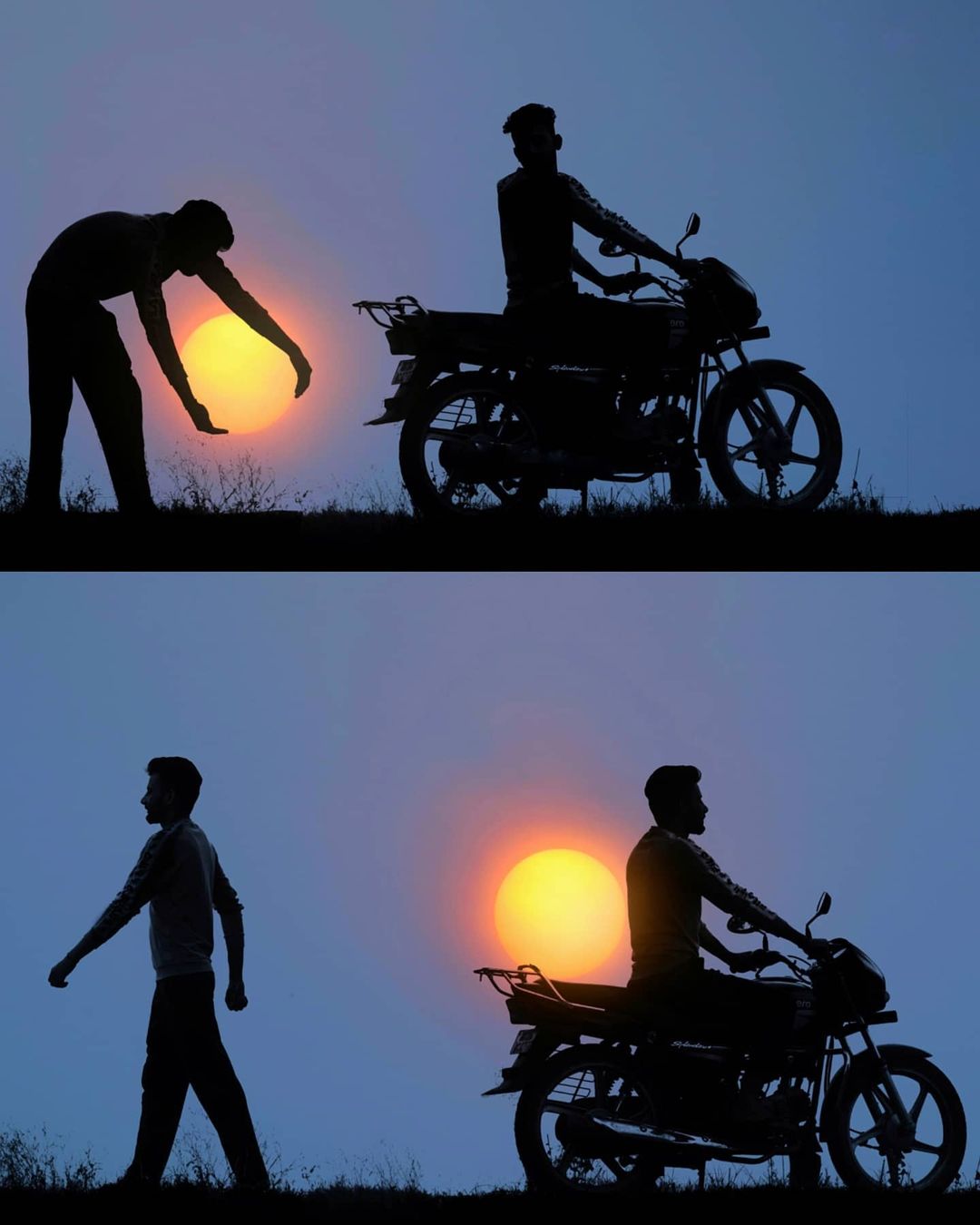 مصور هندى يخطف الأنظار بخدع بصرية للشمس (4)