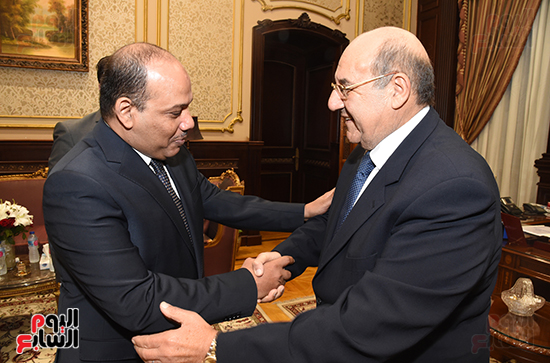 لقاء رئيس الشيوخ مع وفد جامعة الدول العربية (4)