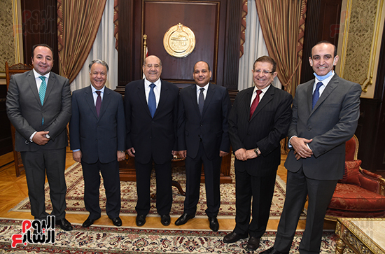 لقاء رئيس الشيوخ مع وفد جامعة الدول العربية (1)