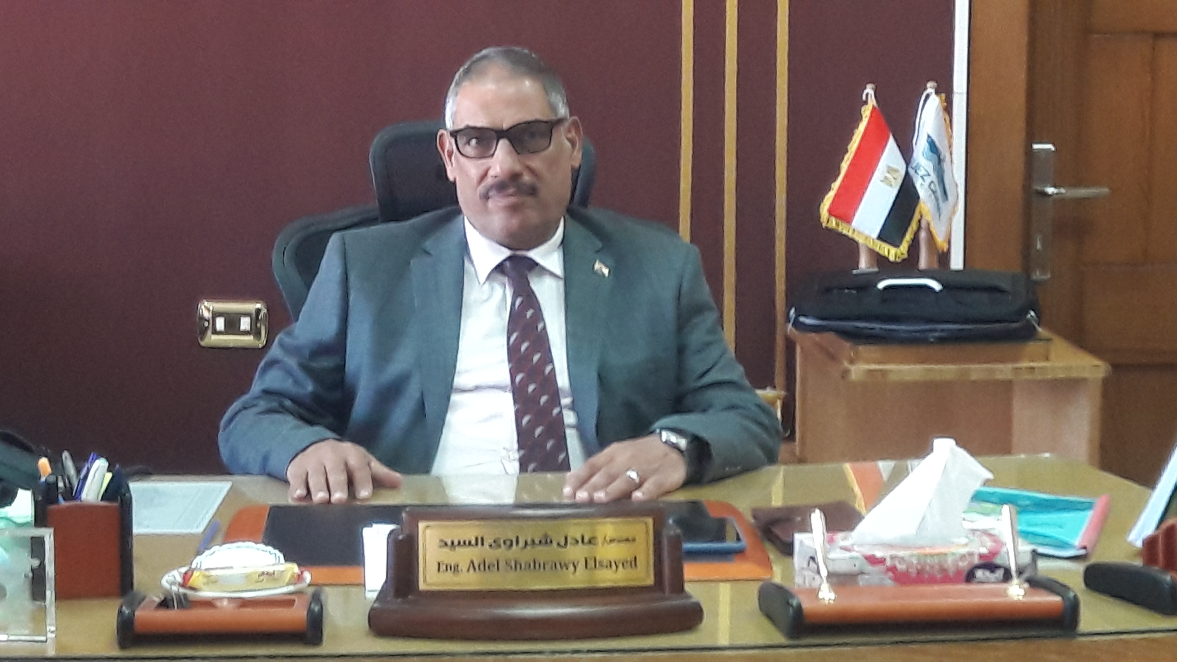 المهندس عادل الشبرواى رئيس ترسانات هيئة قناة السويس