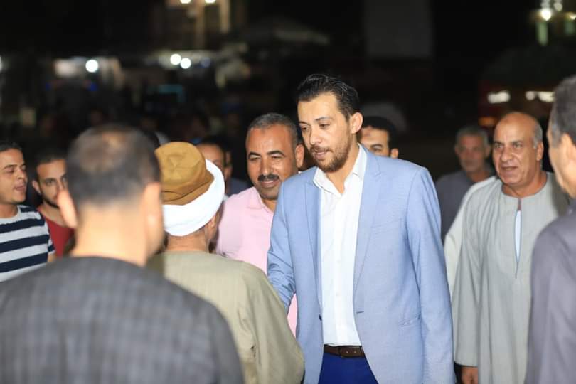 جولة انتخابية لـحسن ضوة مرشح تنسيقية شباب الأحزاب بمنيا القمح (5)