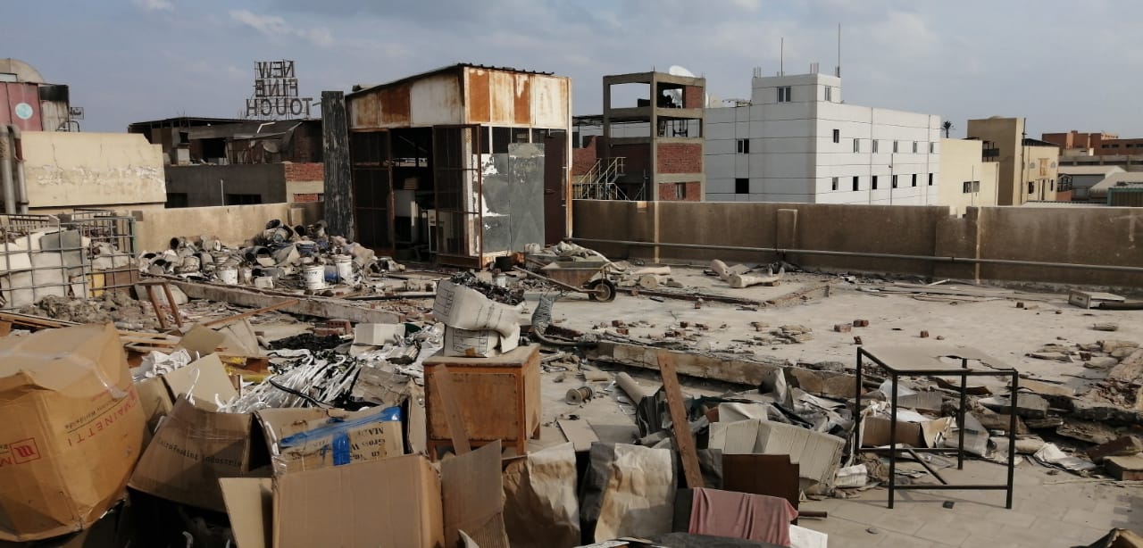 بعد السطرة على الحريق