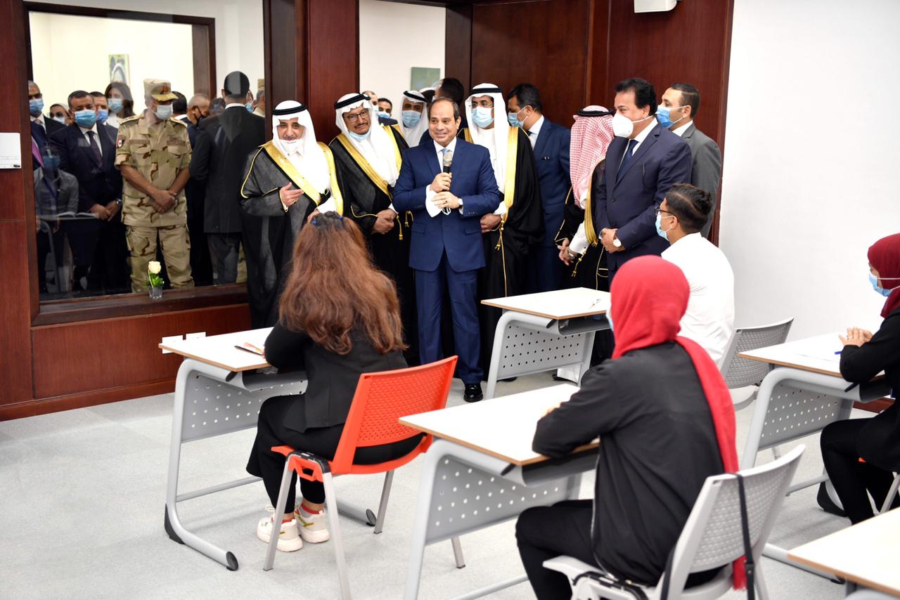 الرئيس السيسى يفتتح جامعة الملك سلمان بشرم الشيخ ومشروعات تنموية (13)