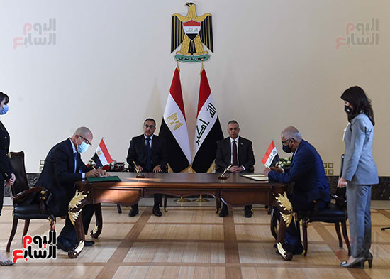 أعمال اللجنة المصرية العراقية العليا المشتركة في بغداد