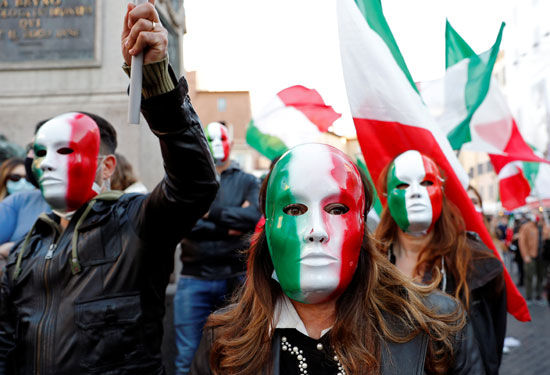 مظاهرات إيطاليا (3)