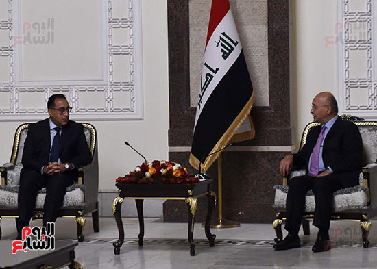 رئيس جمهورية العراق يستقبل رئيس الوزراء (1)