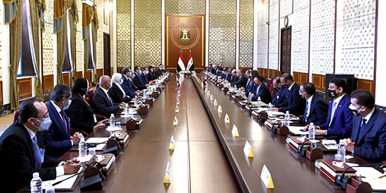 افتتاح أعمال اللجنة المصرية العراقية العليا المشتركة في بغداد (2)