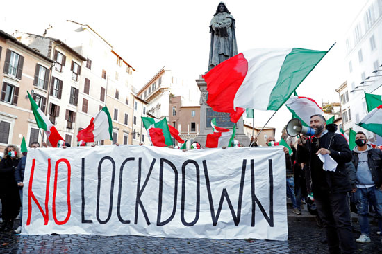 مظاهرات إيطاليا (4)