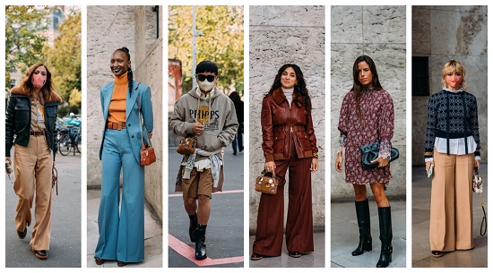 أزياء الشارع في أسبوع الموضة بباريس