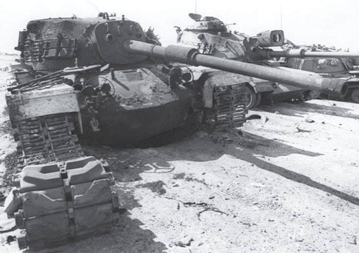 دبابات مدمرة لجيش العدو فى 1973