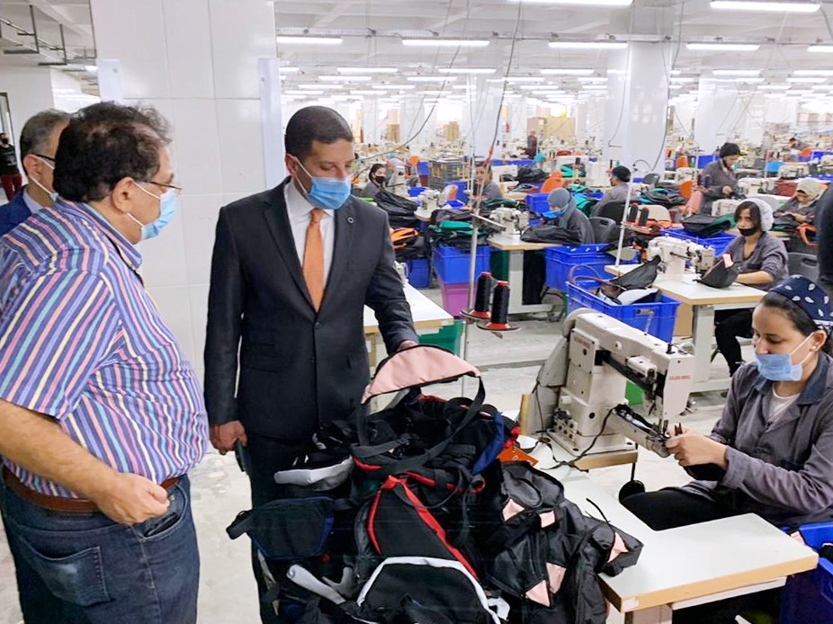 جانب من الزياره