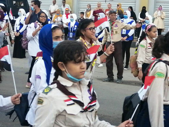 أعلام مصر تزين احتفال محافظة الغربية بعيدها القومى (10)