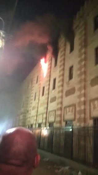 اندلاع حريق في الجامع الأزهر