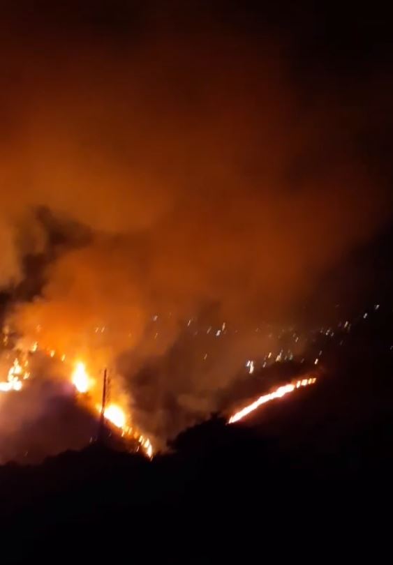حريق في لبنان