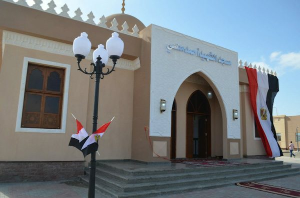 افتتاح مسجد الشهيد أحمد منسى ببرج العرب