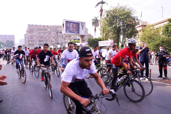 انطلاق ماراثون الدراجات بمناسبة احتفالات نصر أكتوبر بأسيوط (8)
