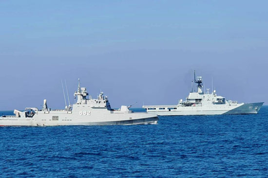 البحرية المصرية والبحرينية