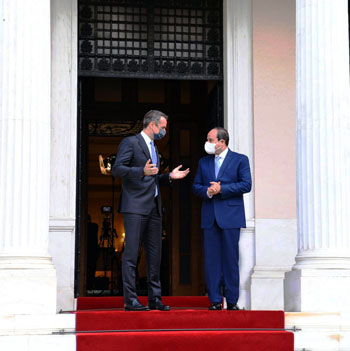 الرئيس السيسي ورئيس وزراء اليونان