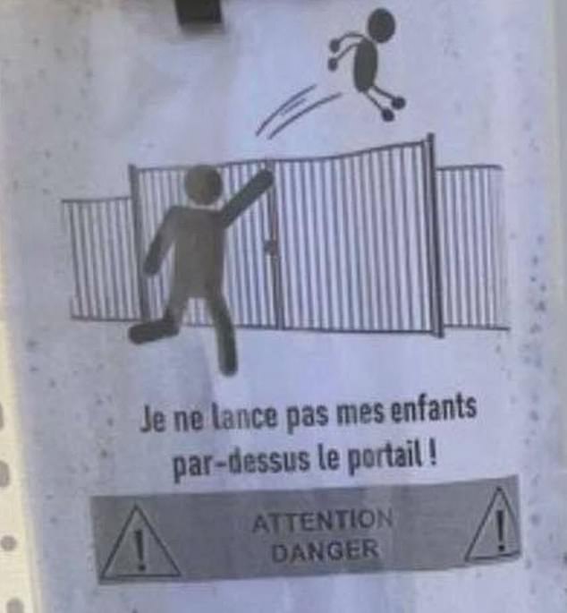 مدرسة فرنسية تحذر أولياء الأمور من القاء أبنائهم من فوق السور لتأخرهم