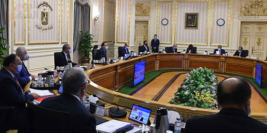 اجتماع مجلس الوزراء، عبر تقنية الفيديو كونفرانس  (2)