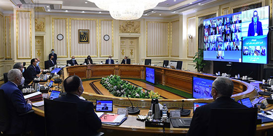 اجتماع مجلس الوزراء، عبر تقنية الفيديو كونفرانس  (6)