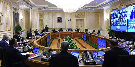 اجتماع مجلس الوزراء، عبر تقنية الفيديو كونفرانس  (5)