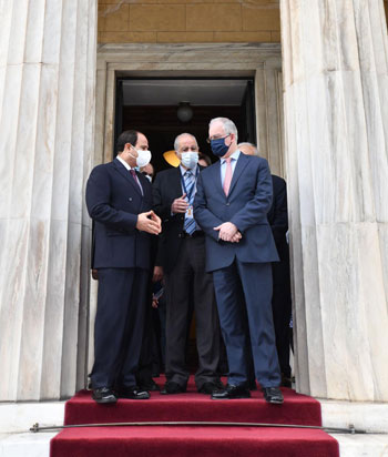 زيارة  الرئيس السيسى للبرلمان اليونانى (7)