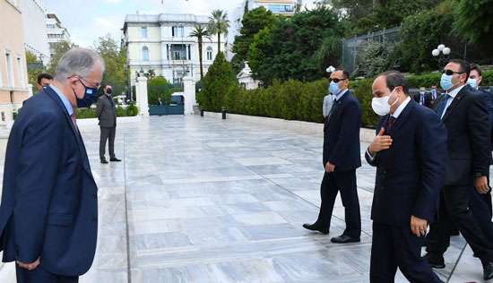 زيارة  الرئيس السيسى للبرلمان اليونانى (3)