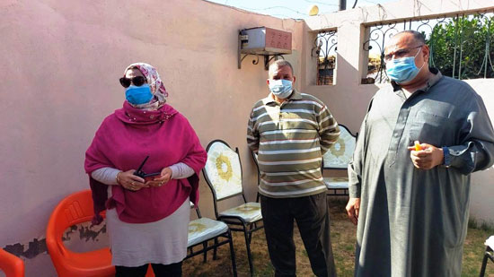 اهتمام طبى كبير داخل قرية محمد صلاح بعد إصابته بكورونا (20)