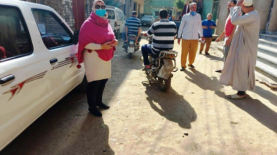 اهتمام طبى كبير داخل قرية محمد صلاح بعد إصابته بكورونا (31)