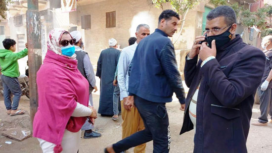 اهتمام طبى كبير داخل قرية محمد صلاح بعد إصابته بكورونا (39)